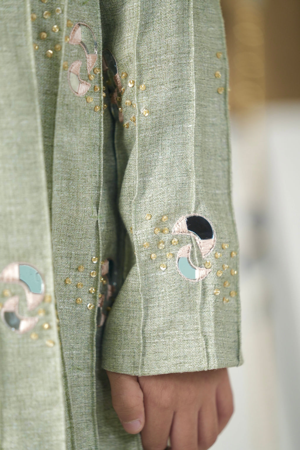 Embroidered Chand Kurta Set