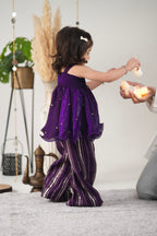 Midnight Plum Smocked Dress