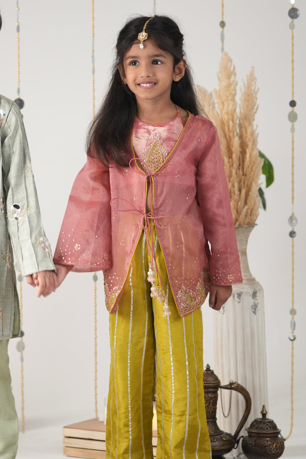 Embroidered jacket set