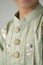 Embroidered Chand Kurta Set