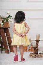 Yellow Patch Pocket Dress