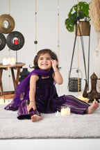 Midnight Plum Smocked Dress